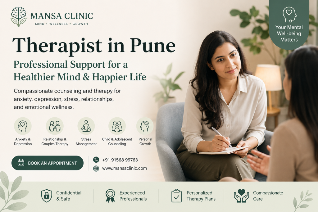 Therapist in Pune - Mansaclinic Ninad baste